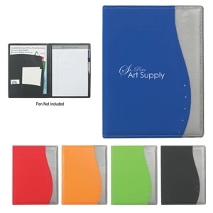 Wave - Portfolio With Writing Pad And Inside Pocket With 2 Additional Pockets