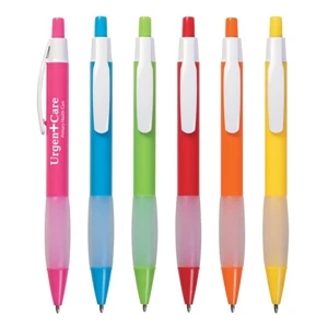 Utopia - Utopia Pen With Plunger Action. Rubber Grip For Writing Comfort And Control