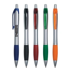 The Pulse - Pen With Rubber Grip For Writing Comfort And Control. Plunger Action