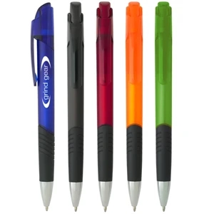 Taurus - Pen With Rubber Grip For Writing Comfort And Control. Plunger Action