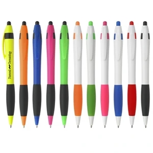 The Cruze - Pen With Rubber Grip For Writing Comfort And Control. Plunger Action