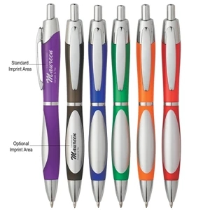Sierra - Translucent Pen With Rubber Grip For Writing Comfort And Control