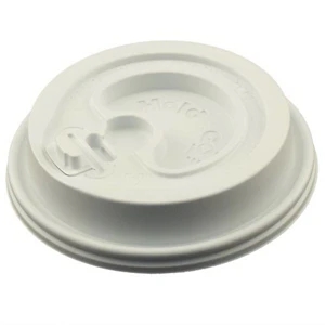The 500 Line - White Lid Fits 12 Oz - 20 Oz - Lids For Insulated Paper Cups