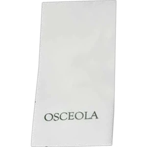 500 Line - White Hand Towel Made From Recycled Materials. Opens 12" X 17"