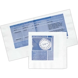 Promo-naps High Lines - Off Folded 2-ply Beverage Napkin Made From Recycled Materials, 5" X 5.375"