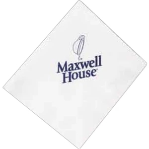 High Lines - Folded 2-ply White Beverage Napkin Made From Recycled Materials, 5" X 5"