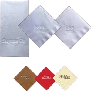 500 Line - Unbleached Recycled Material Single Ply 3/4 Fold Napkin. Unfolded Is 13" X 12"