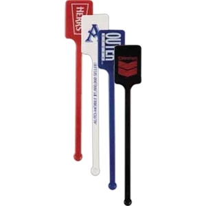500 Line - Drink Stirrer With Upright Rectangle Top. Product Can Be Recycled