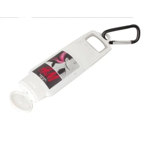 Cancun - Standard - 2 Oz. Sunscreen Carabiner Bottle With Integrated Bottle Opener And 6mm Carabiner