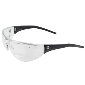 Tranzmission - Clear Lens - Safety Glasses With Single Curved Lens Design