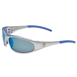 Flashfire - Blue Lens/blue And White Trim - Lightweight, Sporty Design Safety/recreational Glasses