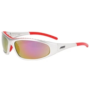 Flashfire - Red Lens/red And White Trim - Lightweight, Sporty Design Safety/recreational Glasses