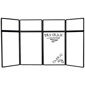 Show 'n Write - Dual Table Top 8' Display Kit. Dry Erase Board On One Side