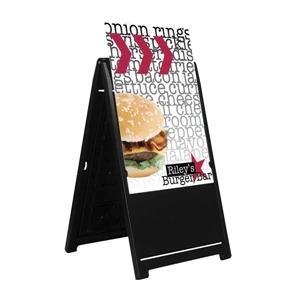 Signicade - One Single-sided Deluxe A-frame Replacement Graphic For Outdoor Signage Display