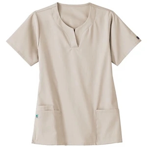 White Swan - White Swan Fusion Ladies Mock Wrap Top With Tie Waist - 9 Colors