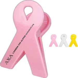 Digital Full Color Process - Magnetic Clip Shaped Like An Awareness Ribbon