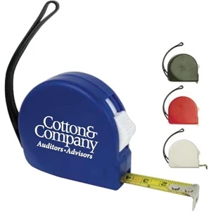 Digital Full Color Process - 6 Foot Tape Measure With Belt Clip And Lanyard