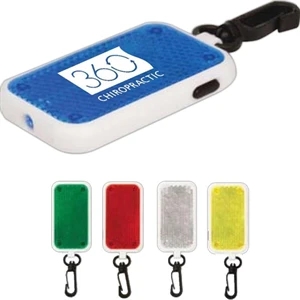 Digital Full Color Process - Safety Reflector With Integrated Led Light On Side