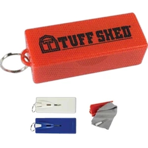 Printed - Eyeglass Polishing Cloth And Repair Screwdriver In Case With Keychain