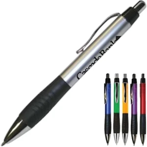 Invierno - Digital Full Color Process - Bright Translucent Barrel Pen With Ergonomic Rubber Grip