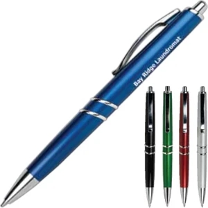 Beldad - Digital Full Color Process - Pen With Shiny Barrel And Silver Trim