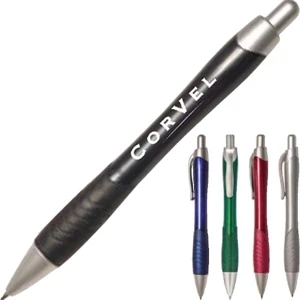 Rayo - Digital Full Color Process - Pen Features Smooth Flowing Lines And A Matching Rubber Grip