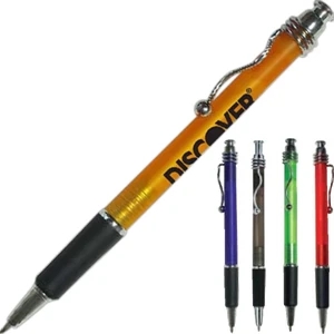 Fresco - Digital Full Color Process - Pen With Bright Translucent Color With Slim Barrel, And Rubber Grip