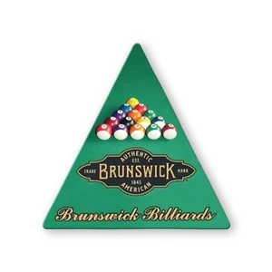 Triangle Shaped Poly Button Made Of 30 Mil. High Impact Polystyrene With Safety Pin