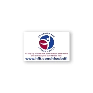 Stock Rectangle Vinyl Magnet Laminated With Plastic Coating 1 3/4" X 2 3/4"