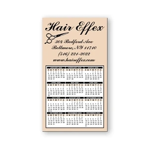 Calendar/schedule Magnet, Flexible Vinyl Protected With A Plastic Coating 4" X 7"