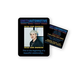 Flexible Vinyl Picture Frame Magnet With Square Shape Removable Center