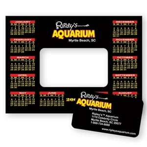 Flexible Vinyl Picture Frame Calendar Magnet With Removable Center, 5" X 7"