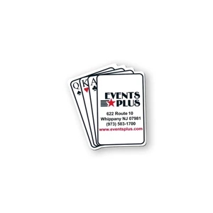 Custom Vinyl Shape Magnet, Protected With Plastic Coating, 7-7.9 Sq. In
