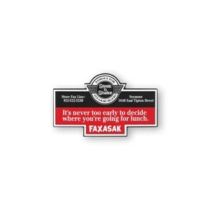 Custom Vinyl Shape Magnet, Protected With Plastic Coating, 9-9.9 Sq. In
