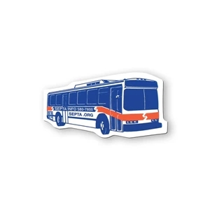 Custom Vinyl Shape Magnet, Protected With Plastic Coating, 10-10.9 Sq. In