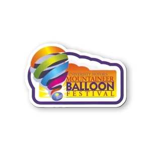 Custom Vinyl Shape Magnet, Protected With Plastic Coating, 13-13.9 Sq. In