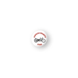 Domed Round Decal Printed On White Polyester Material With Permanent Adhesive, 3/4"