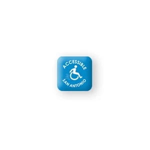 Domed Square Decals Printed On White Polyester Material With Permanent Adhesive 3/4"