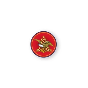 Round Lapel Stickers Are Printed On Glossy Permanent Adhesive Paper, 1 1/4"
