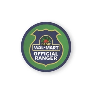Round Lapel Stickers Are Printed On Glossy Permanent Adhesive Paper, 2 1/4"