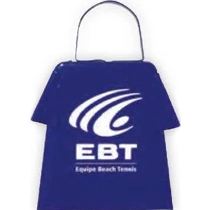 Blue - Cowbell Shaped Like A T-shirt, Perfect For Many Clothing Promotions