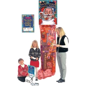 Promotional Giant Christmas Stocking Filled With 15-20 Large Toys, 8', Blank