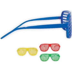 Assorted Slotted Glasses, Priced Per Pack Of 12 Assorted, Blank Product