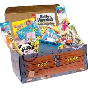 Value Pack Treasure Chest Filled With 100 Individually Wrapped Toys, Blank Product