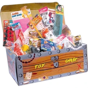 Bargain Toy Chest Assortment With 200 Individually Packaged Toys, Blank