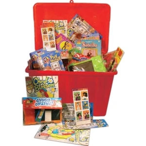 Mega Plastic Treasure Toy Chest Filled With 500 Assorted Toys, Blank Product