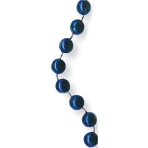 Navy Blue - Necklace With 7 1/2mm Beads, 33", Priced Per Pack Of 144, Blank