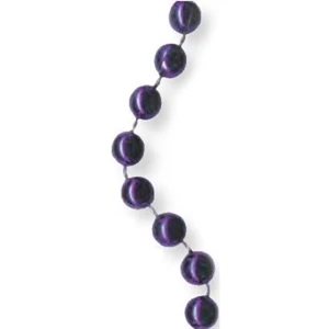 Purple - Necklace With 7 1/2mm Beads, 33", Priced Per Pack Of 144, Blank
