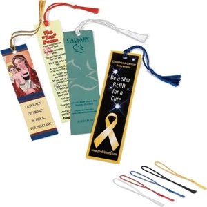 Both Sides - Custom Paper Bookmark On White 10 Pt. Board, Coated On Both Sides