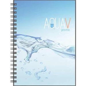 Clearvalue (tm) - New Valueline 5" X 7" Journal With Poly Front Cover And Black Wire Binding